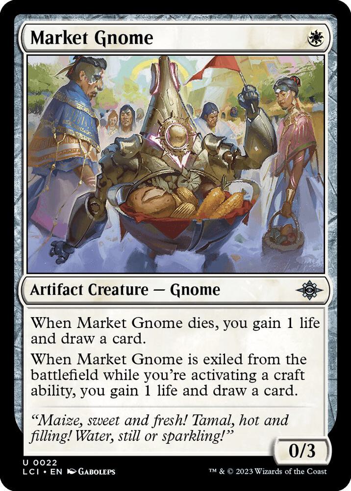 Market Gnome 22 card from The Lost Caverns of Ixalan