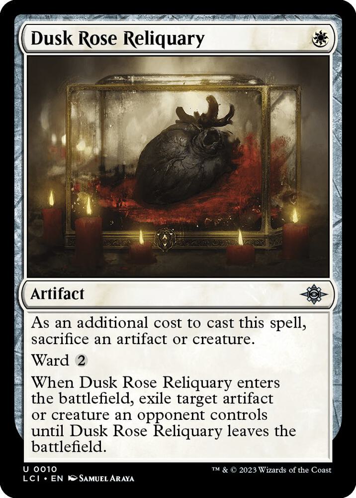Dusk Rose Reliquary 10 card from The Lost Caverns of Ixalan