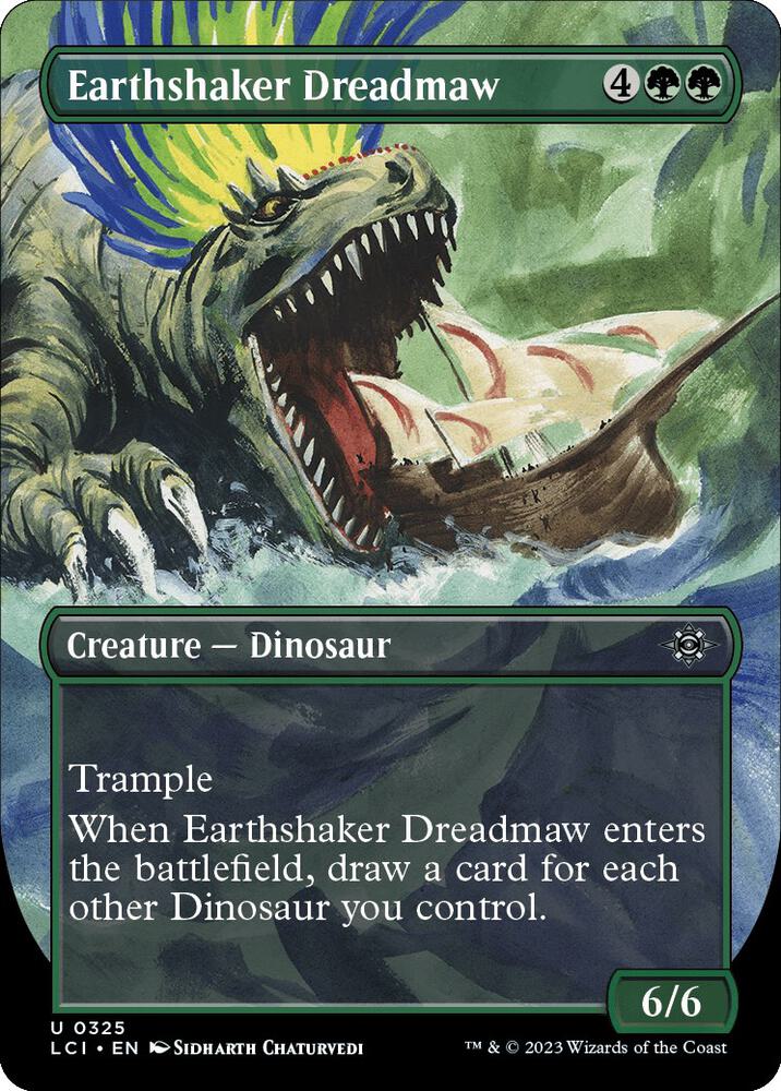 Earthshaker Dreadmaw (Borderless) 325 card from The Lost Caverns of Ixalan