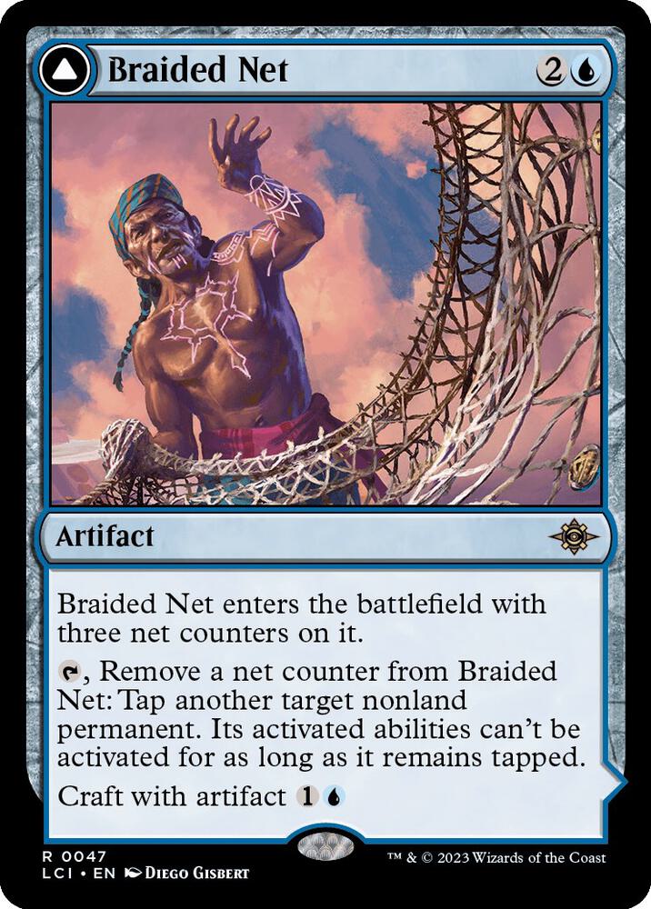 Braided Net 47 card from The Lost Caverns of Ixalan
