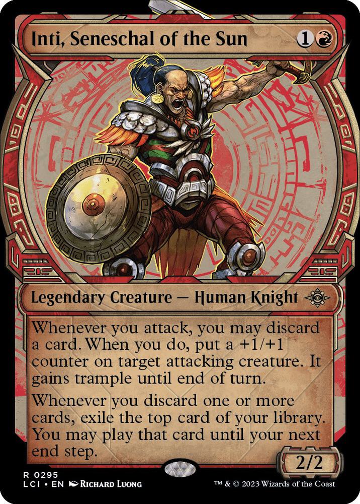Inti, Seneschal of the Sun (Showcase) 295 card from The Lost Caverns of Ixalan