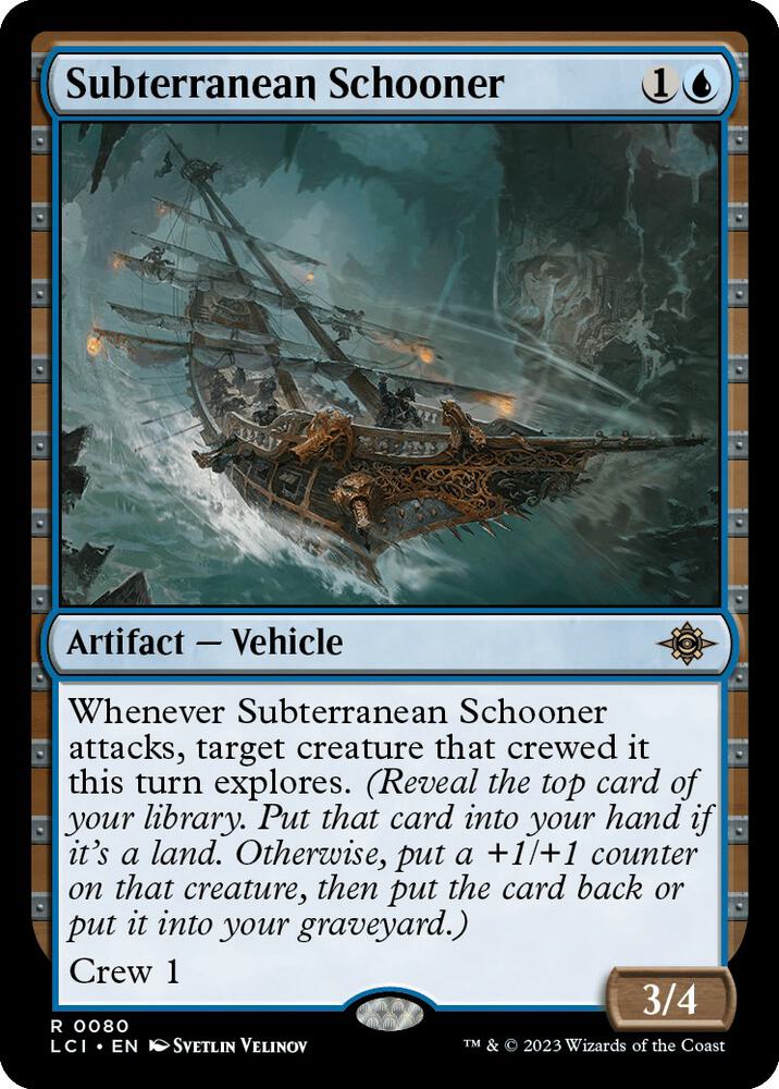Subterranean Schooner 80 card from The Lost Caverns of Ixalan