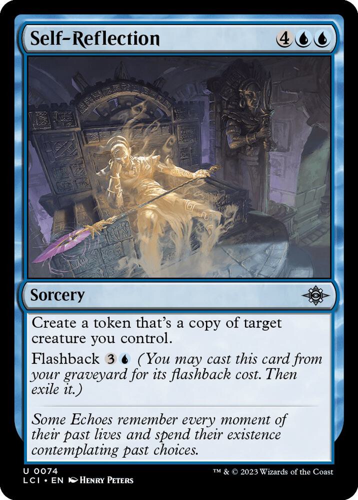 Self-Reflection 74 card from The Lost Caverns of Ixalan