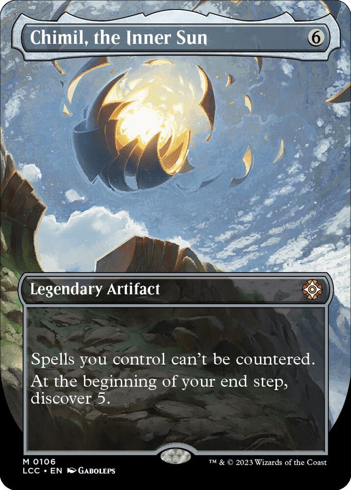 Chimil, the Inner Sun (Borderless) 106 card from Commander: The Lost Caverns of Ixalan