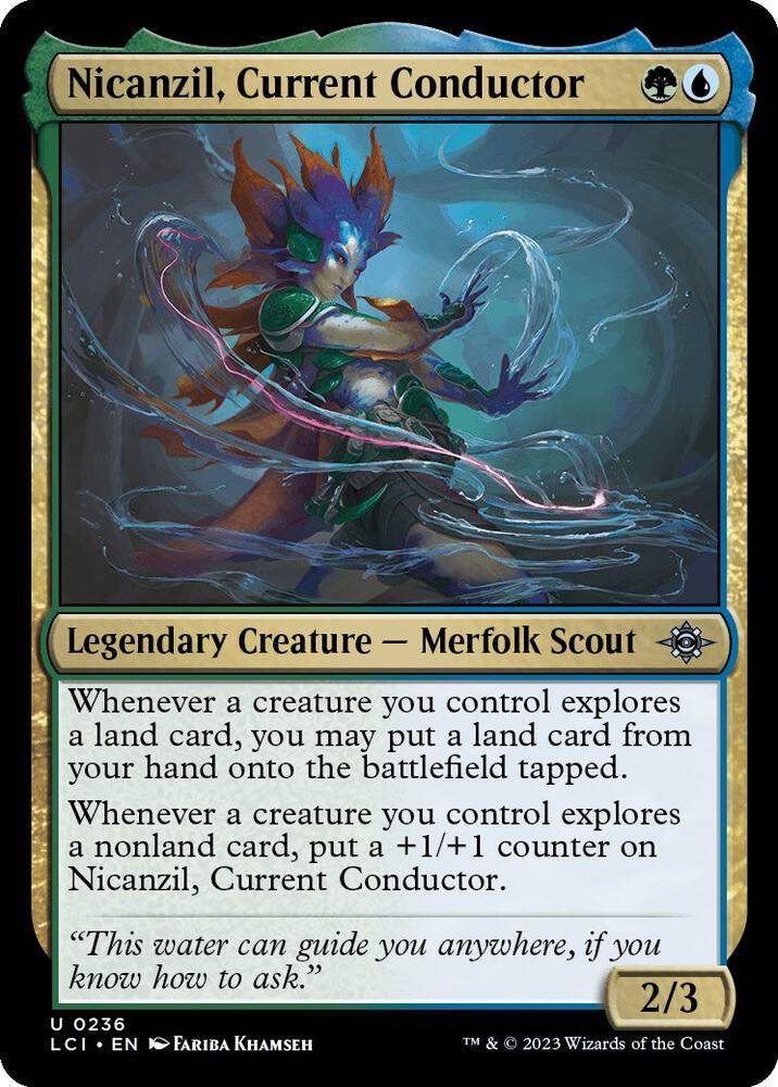 Nicanzil, Current Conductor 236 card from The Lost Caverns of Ixalan
