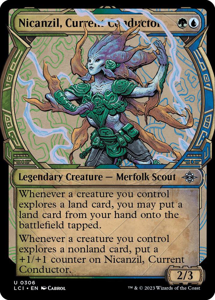 Nicanzil, Current Conductor (Showcase) 306 card from The Lost Caverns of Ixalan