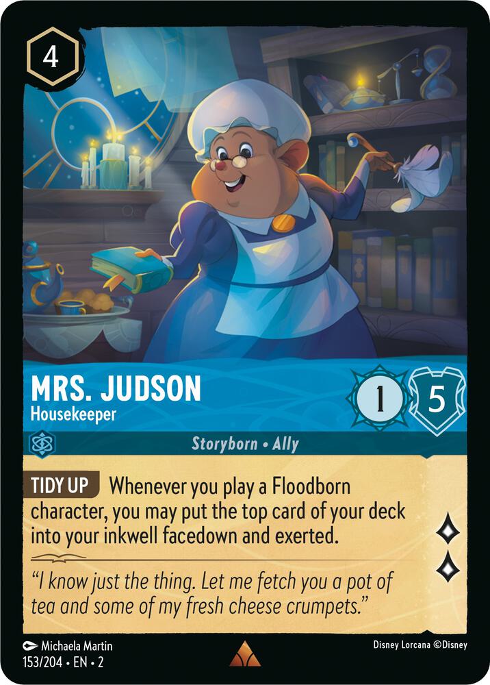 Mrs. Judson - Housekeeper 153/204 card from Rise of the Floodborn