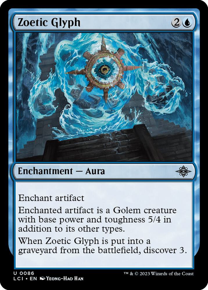 Zoetic Glyph 86 card from The Lost Caverns of Ixalan