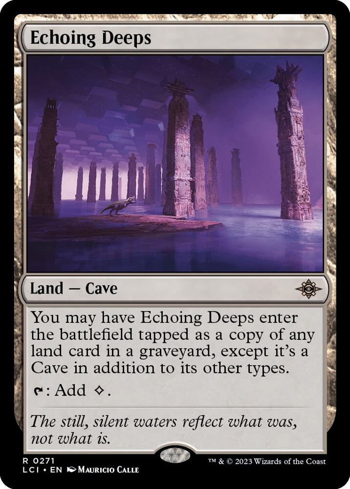 Echoing Deeps 271 card from The Lost Caverns of Ixalan