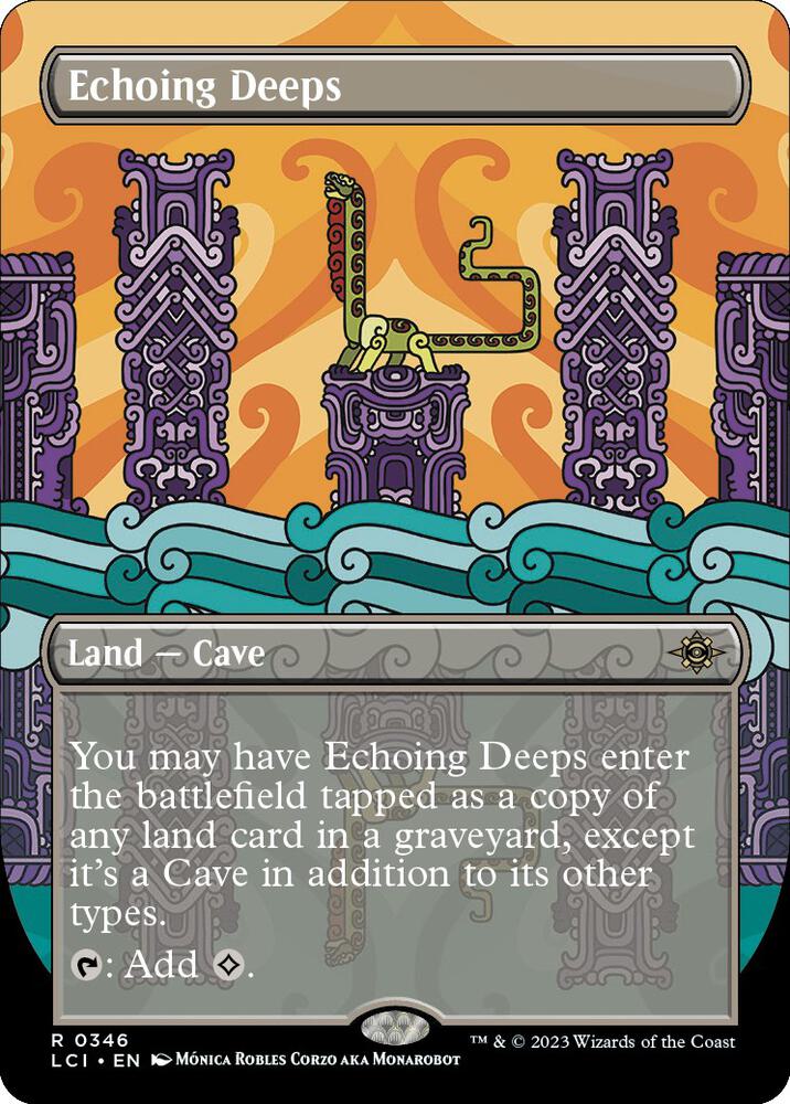 Echoing Deeps (Borderless) 346 card from The Lost Caverns of Ixalan