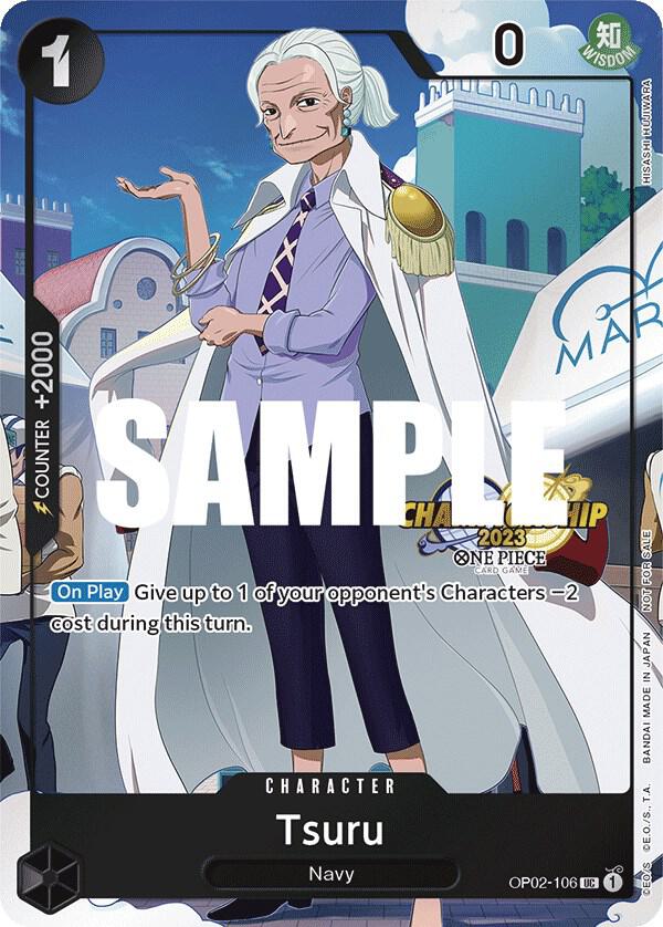 Tsuru (CS 2023 Event Pack) OP02-106 card from One Piece Promotion Cards
