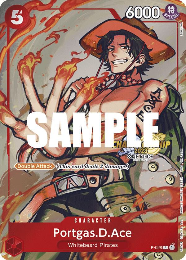 Portgas.D.Ace (CS 2023 Event Pack) P-028 card from One Piece Promotion Cards