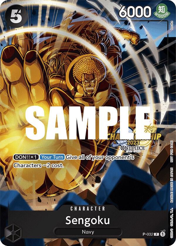 Sengoku (CS 2023 Event Pack) P-032 card from One Piece Promotion Cards