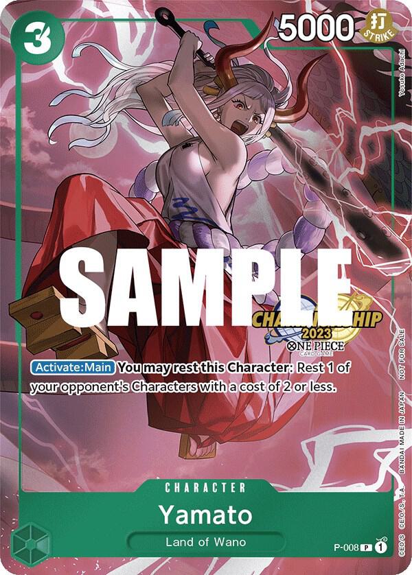 Yamato (CS 2023 Celebration Pack) P-008 card from One Piece Promotion Cards