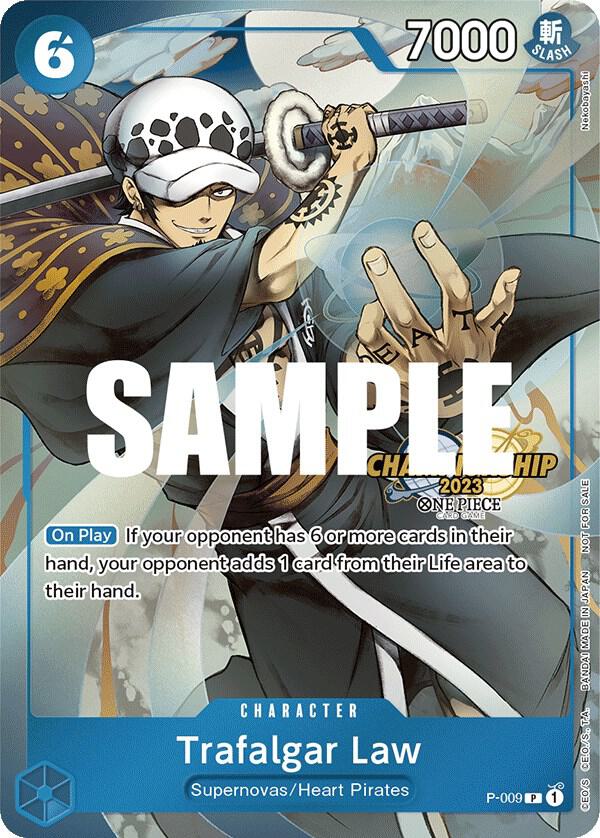 Trafalgar Law (CS 2023 Celebration Pack) P-009 card from One Piece Promotion Cards