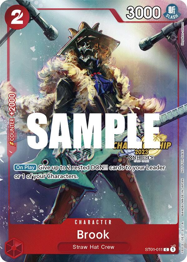 Brook (CS 2023 Celebration Pack) ST01-011 card from One Piece Promotion Cards
