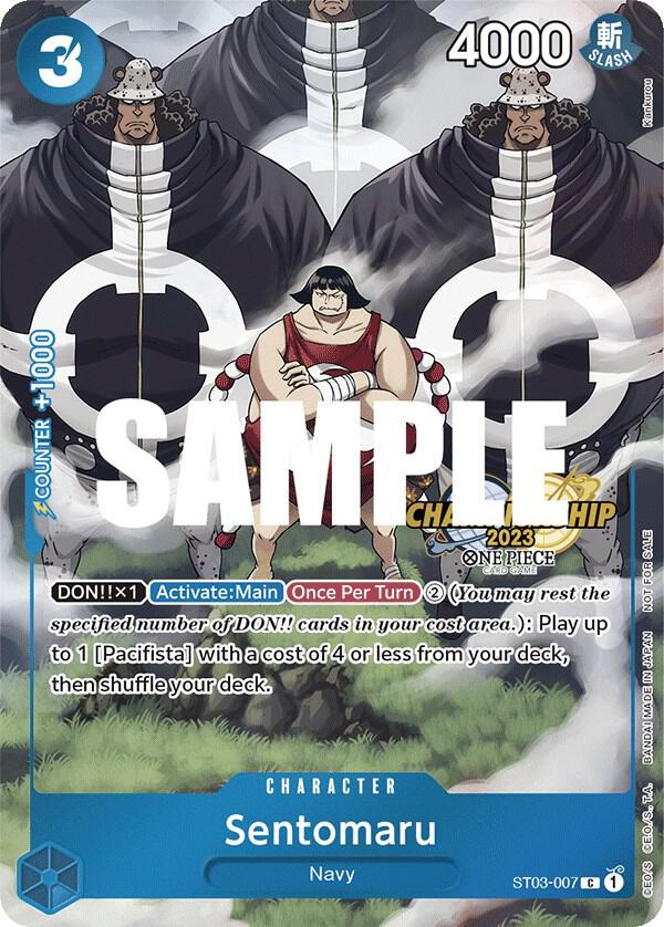 Sentomaru (CS 2023 Celebration Pack) ST03-007 card from One Piece Promotion Cards