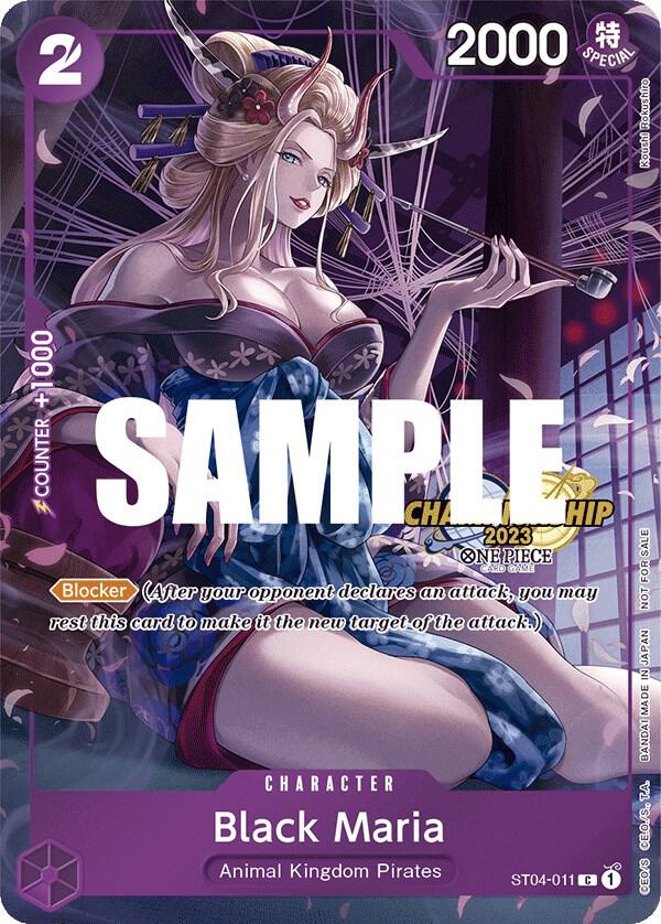 Black Maria (CS 2023 Celebration Pack) ST04-011 card from One Piece Promotion Cards
