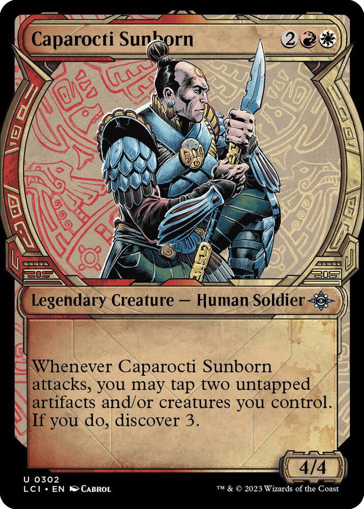 Caparocti Sunborn (Showcase) 302 card from The Lost Caverns of Ixalan