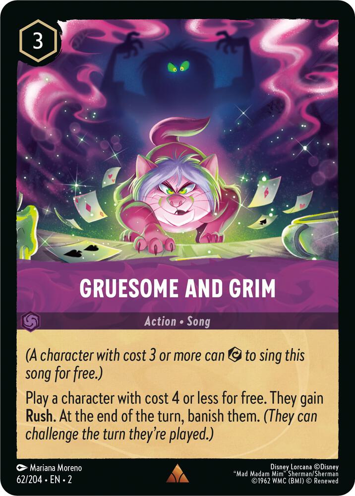 Gruesome and Grim 62/204 card from Rise of the Floodborn