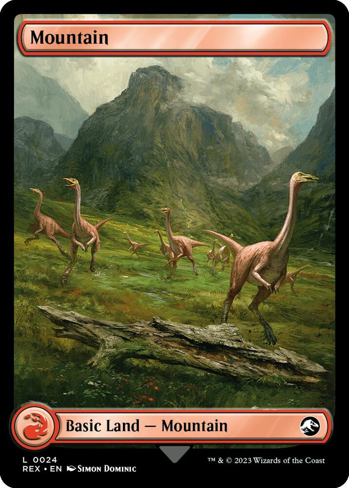 Mountain 24 card from Universes Beyond: Jurassic World Collection