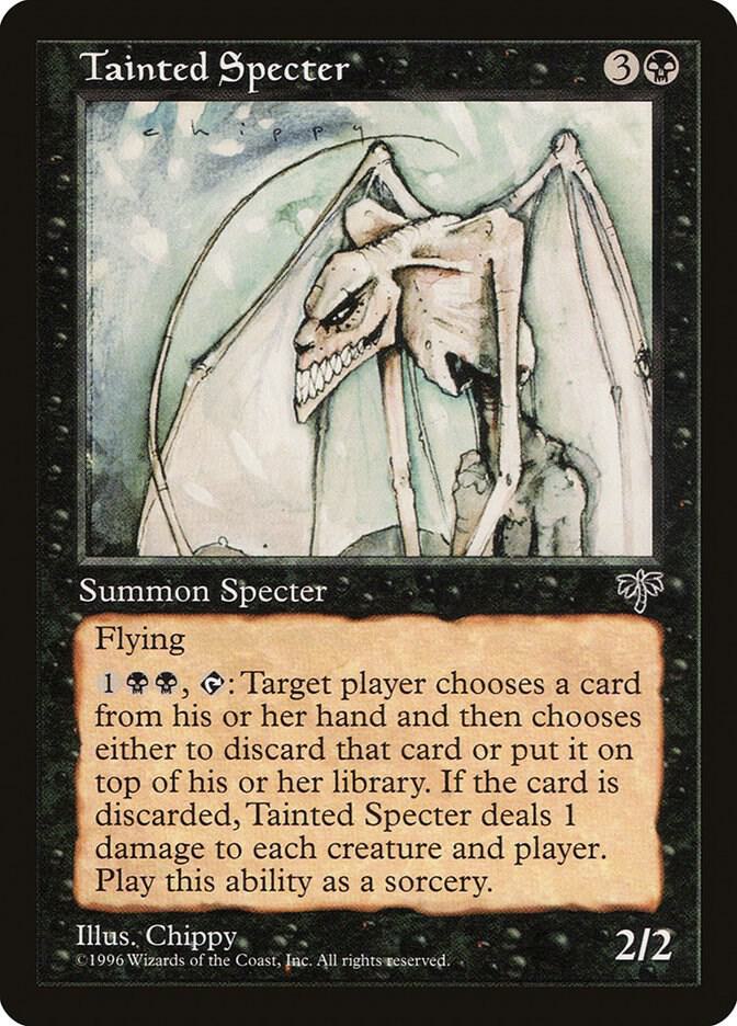 Tainted Specter card from Mirage
