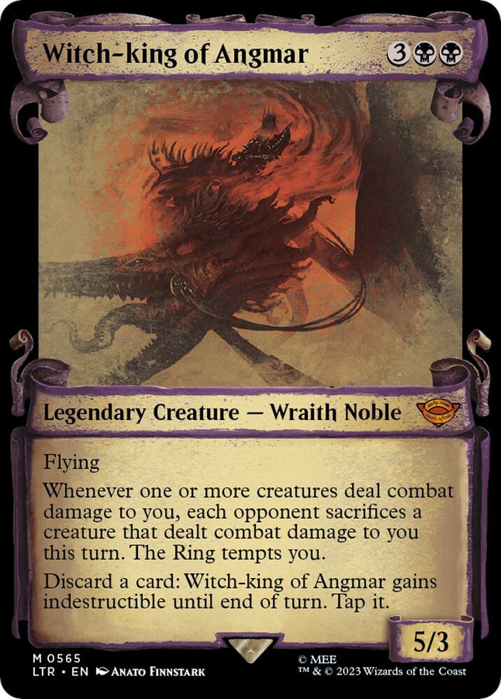 Witch-king of Angmar (Showcase Scrolls) 565 card from Universes Beyond: The Lord of the Rings: Tales of Middle-earth