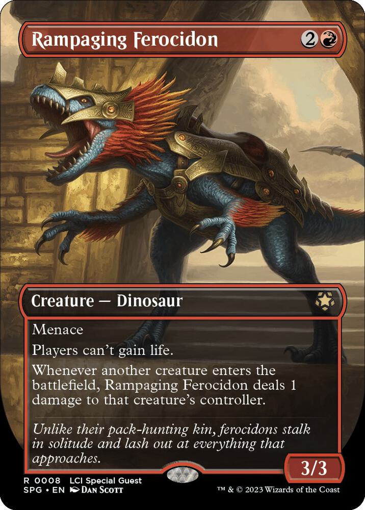 Rampaging Ferocidon (Borderless) 8 card from Special Guests
