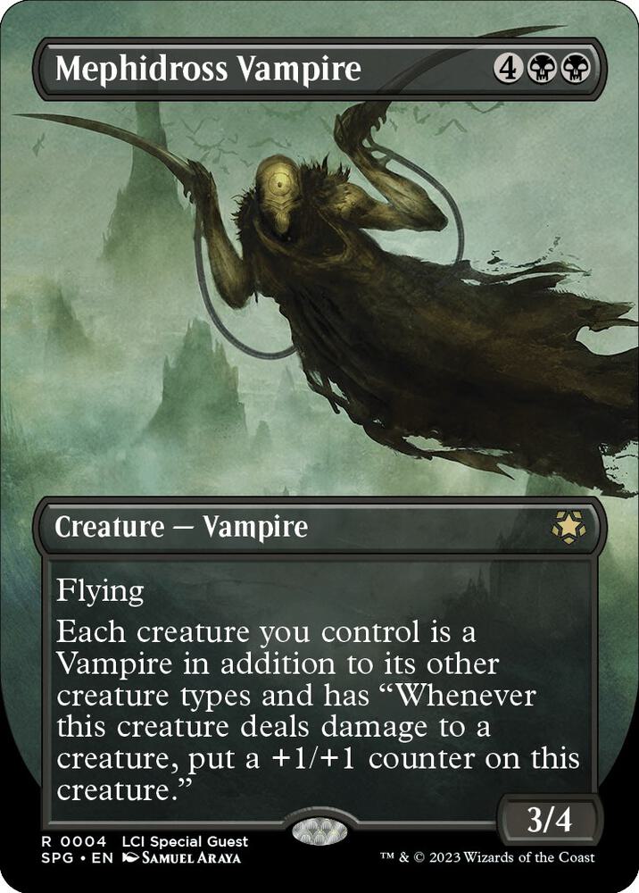 Mephidross Vampire (Borderless) 4 card from Special Guests