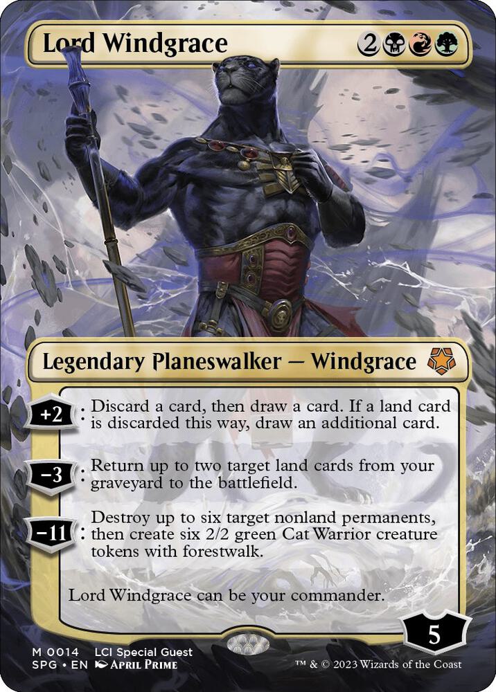 Lord Windgrace (Borderless) 14 card from Special Guests