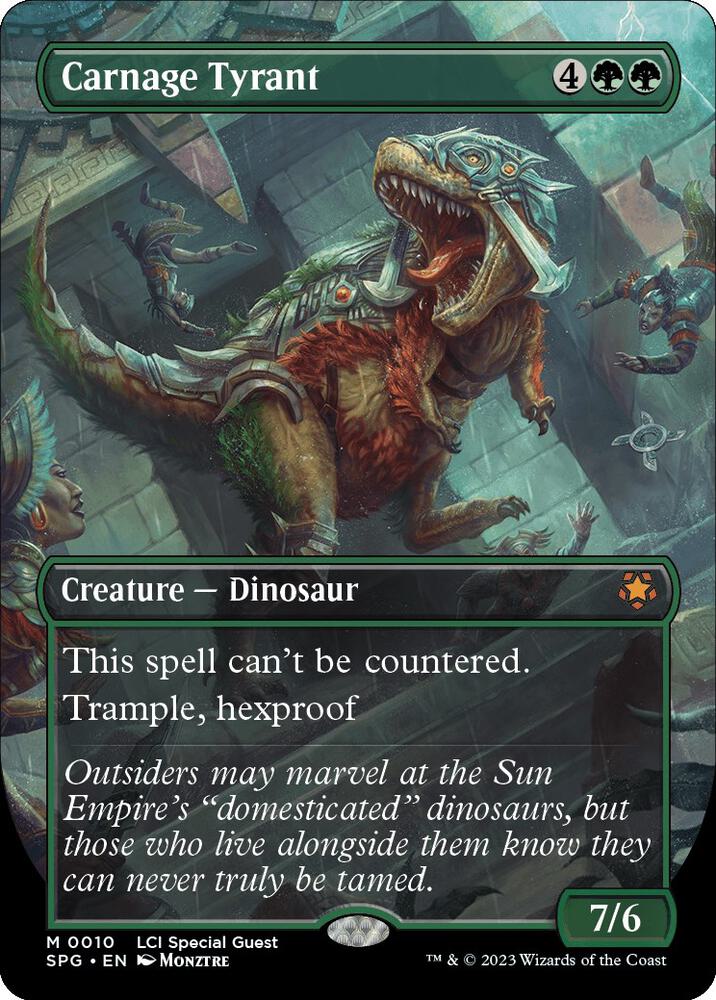 Carnage Tyrant (Borderless) 10 card from Special Guests
