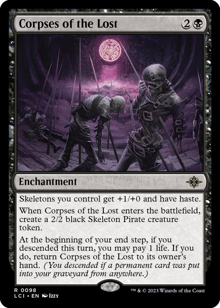 Corpses of the Lost 98 card from The Lost Caverns of Ixalan