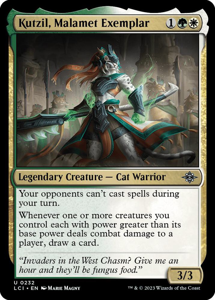Kutzil, Malamet Exemplar 232 card from The Lost Caverns of Ixalan