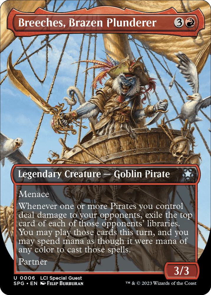 Breeches, Brazen Plunderer (Borderless) 6 card from Special Guests