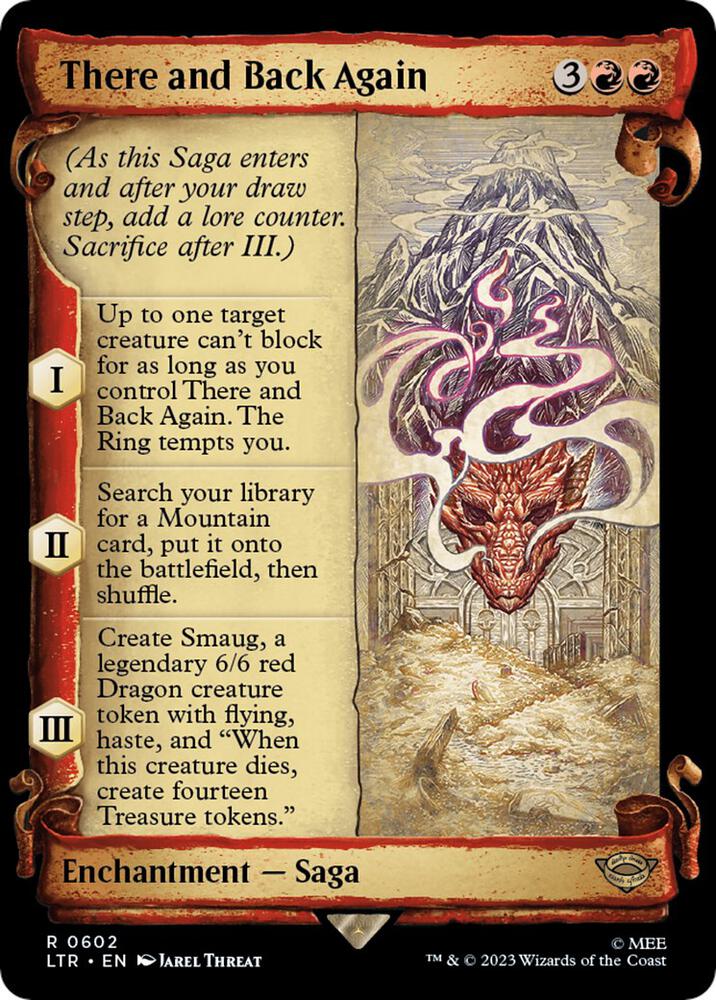 There and Back Again (Showcase Scrolls) 602 card from Universes Beyond: The Lord of the Rings: Tales of Middle-earth