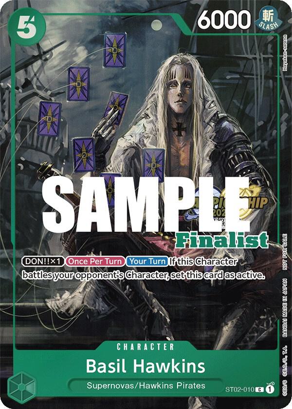 Basil Hawkins (CS 2023 Top Players Pack) [Finalist] ST02-010 card from One Piece Promotion Cards