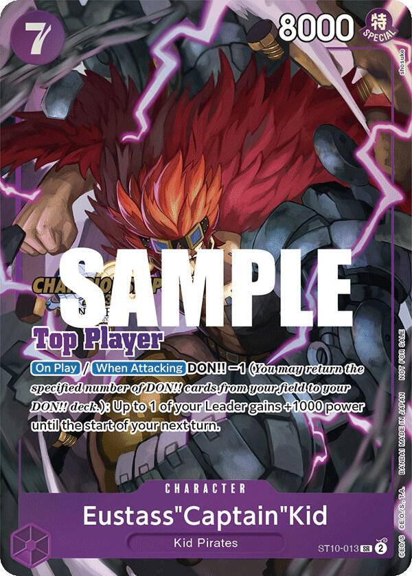 Eustass"Captain"Kid (CS 2023 Top Players Pack) ST10-013 card from One Piece Promotion Cards