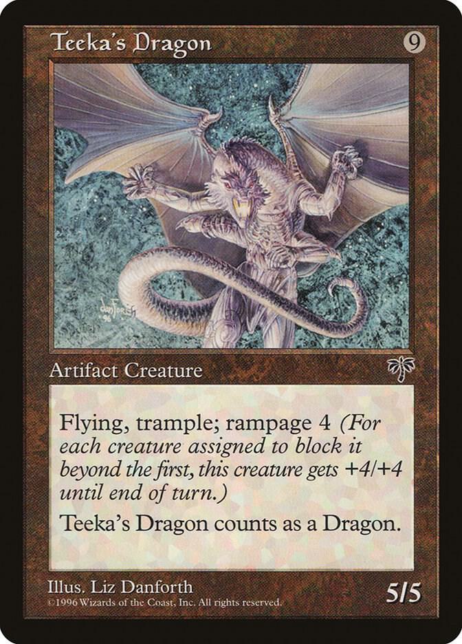 Teeka's Dragon card from Mirage