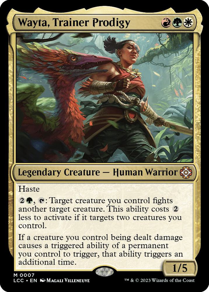 Wayta, Trainer Prodigy 7 card from Commander: The Lost Caverns of Ixalan