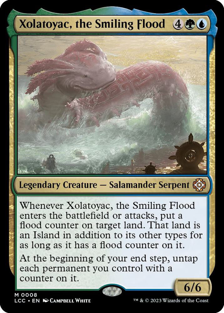 Xolatoyac, the Smiling Flood 8 card from Commander: The Lost Caverns of Ixalan
