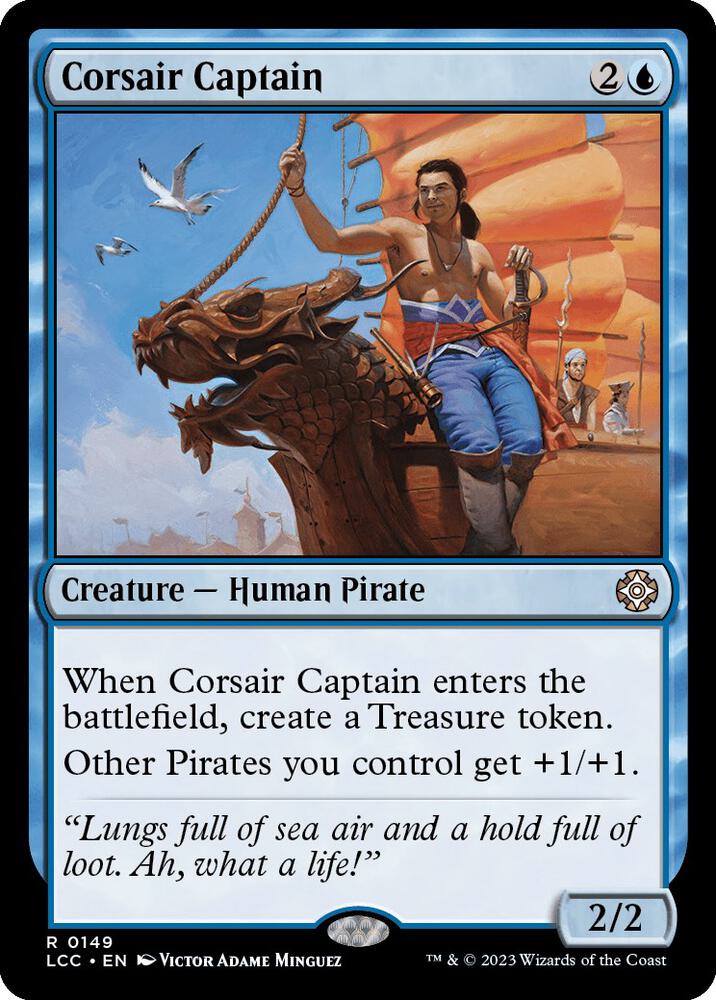 Corsair Captain 149 card from Commander: The Lost Caverns of Ixalan