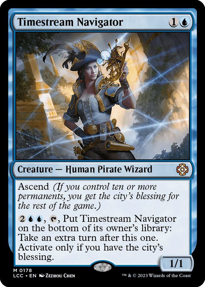 Timestream Navigator 178 card from Commander: The Lost Caverns of Ixalan