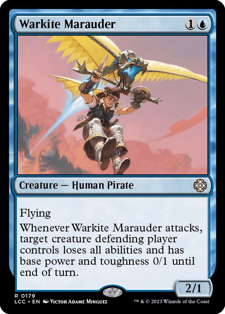 Warkite Marauder 179 card from Commander: The Lost Caverns of Ixalan