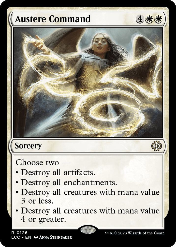 Austere Command 126 card from Commander: The Lost Caverns of Ixalan