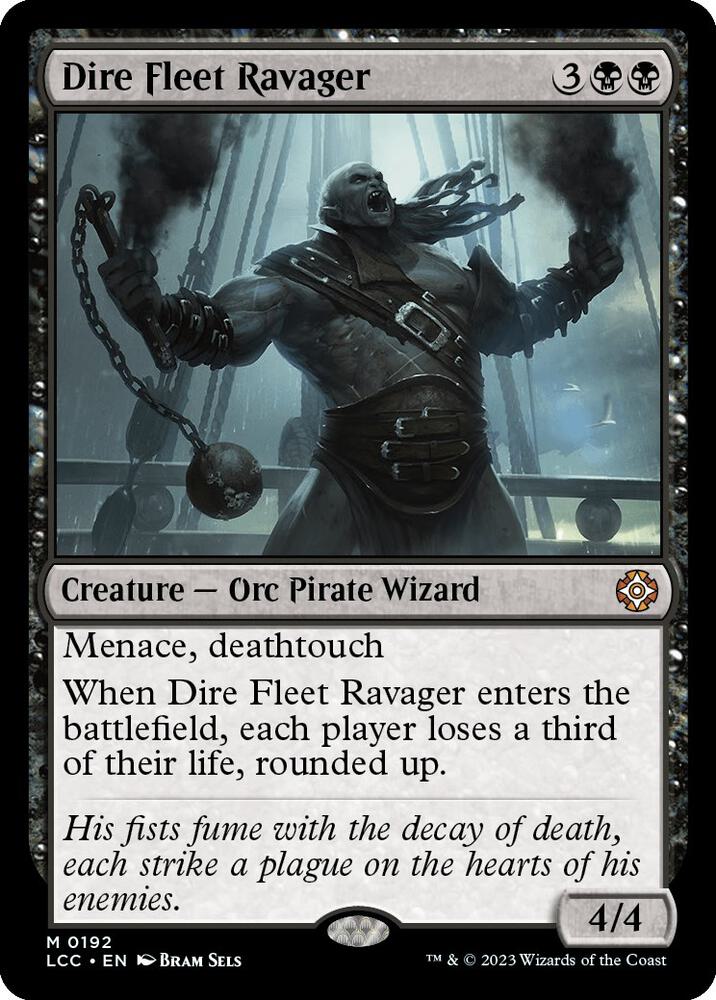 Dire Fleet Ravager 192 card from Commander: The Lost Caverns of Ixalan