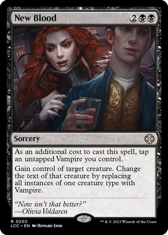 New Blood 202 card from Commander: The Lost Caverns of Ixalan