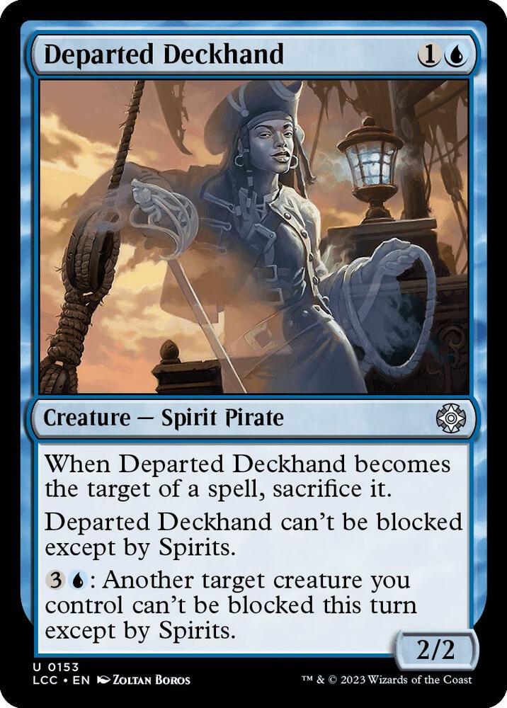 Departed Deckhand 153 card from Commander: The Lost Caverns of Ixalan
