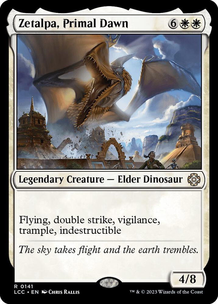 Zetalpa, Primal Dawn 141 card from Commander: The Lost Caverns of Ixalan