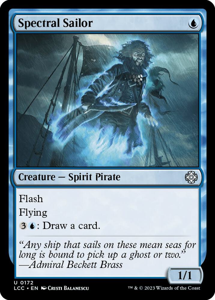 Spectral Sailor 172 card from Commander: The Lost Caverns of Ixalan