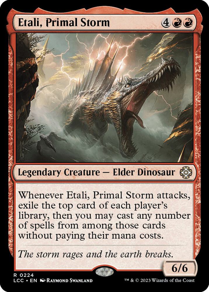 Etali, Primal Storm 224 card from Commander: The Lost Caverns of Ixalan